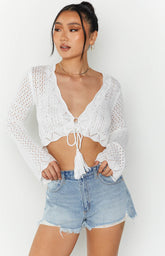 ABRAND A Sasha Vintage Blue High Relaxed Shorts