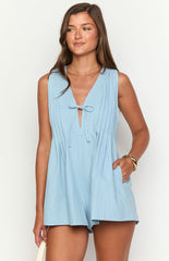 Hector Blue Playsuit