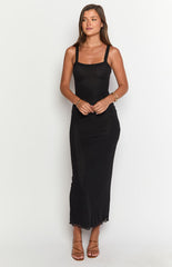 Kelly Black Maxi Dress