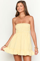 Kimmy Yellow Mini Dress