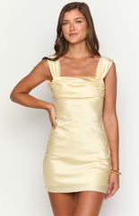 Macayle Yellow Mini Dress