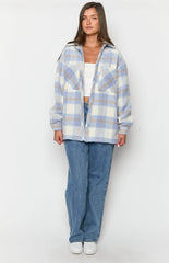 Neve Blue Check Jacket