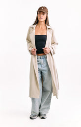 Orla Cream Belted Trench Coat