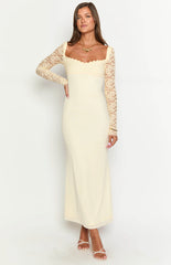 Orlanda Cream Maxi Dress