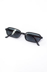Otra Eyewear Frankie Black Rectangle Sunglasses
