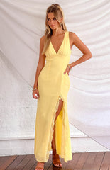 Kris Yellow Maxi Dress