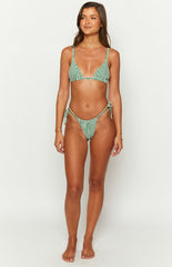 9.0 Swim Sumba Green Striped Bikini Bottoms