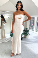 Anais Champagne Maxi Dress