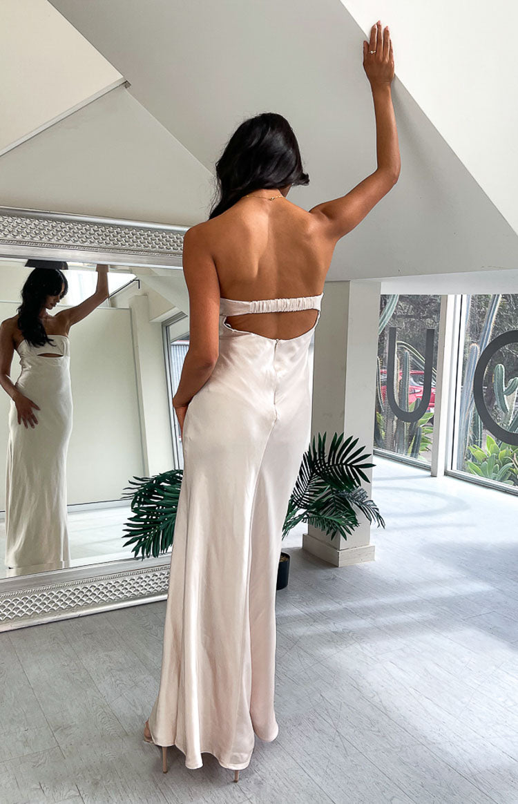 Anais Champagne Maxi Dress
