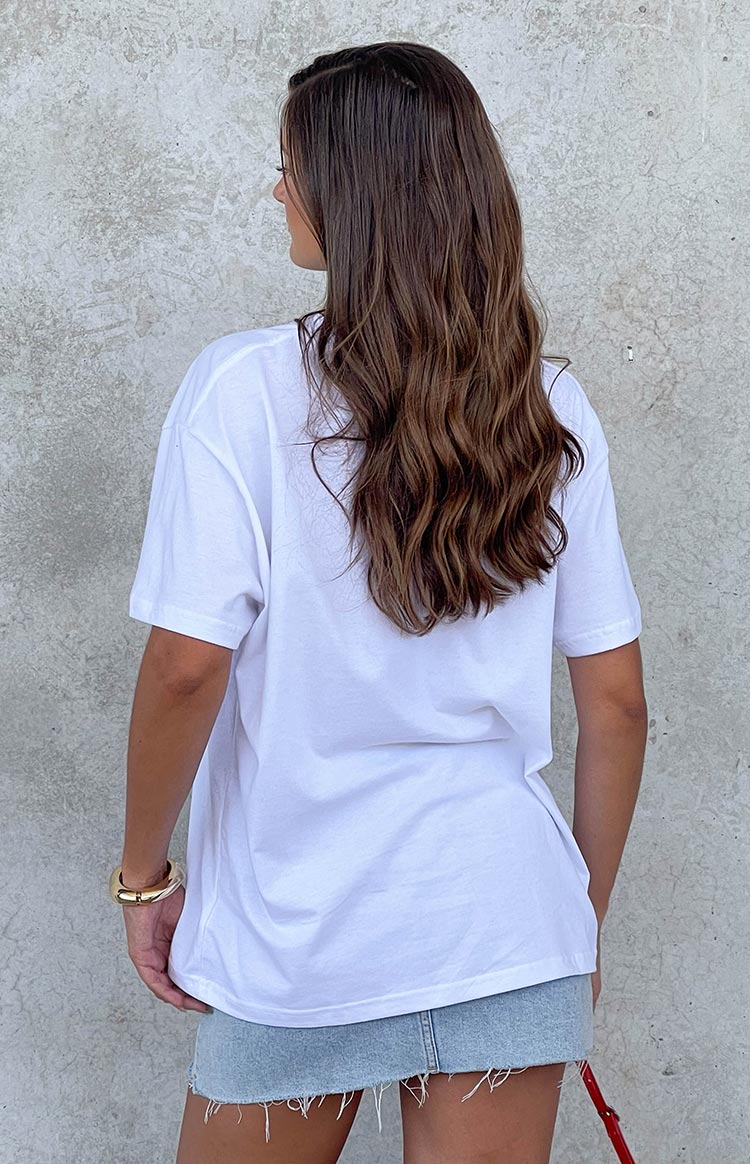 Beginning Rose White Tee