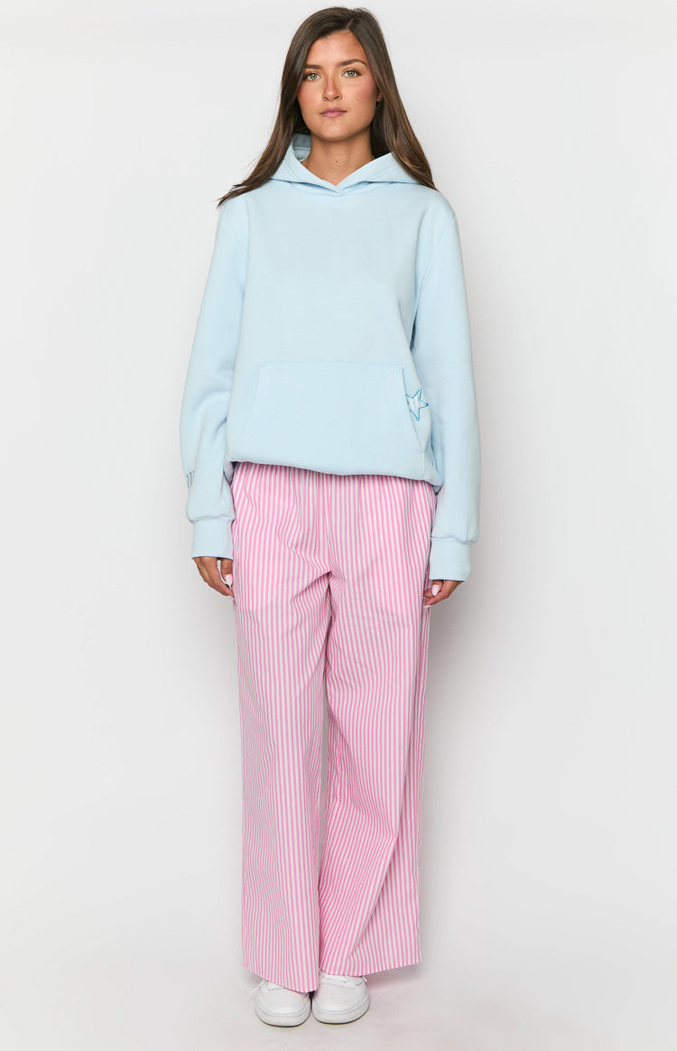 Beginning Light Blue Star Hoodie