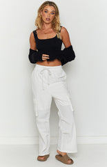 Briar White Cargo Pants