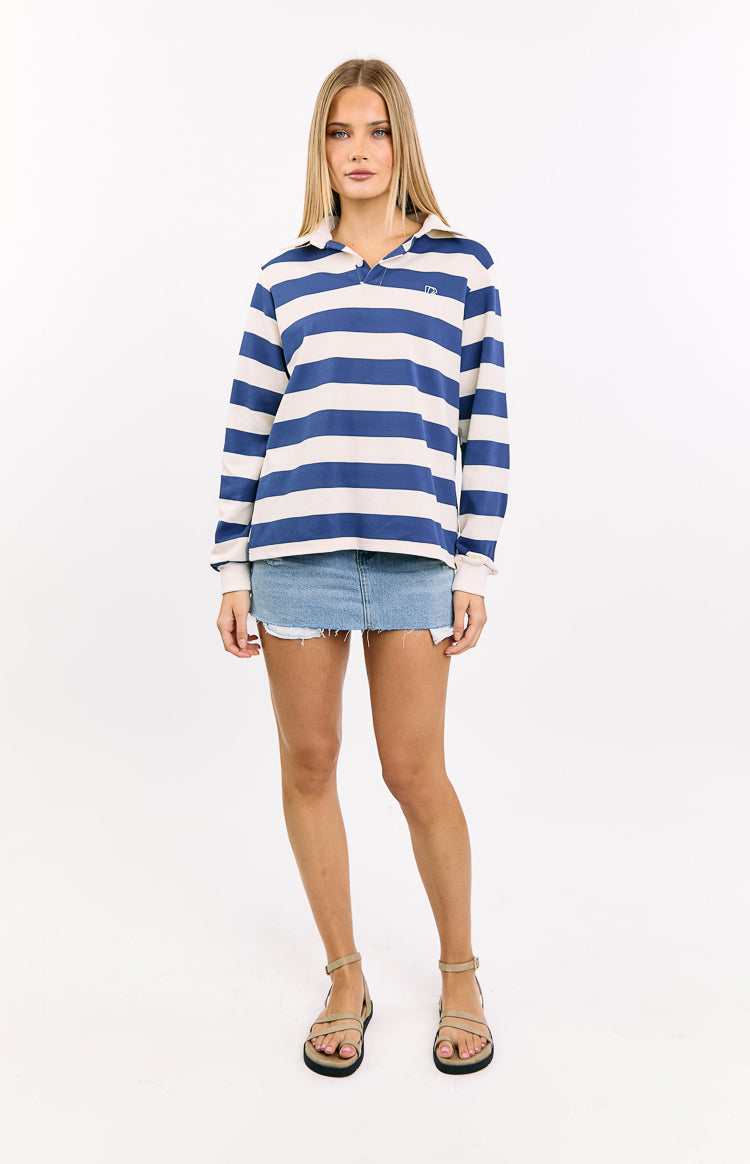 Carey Blue Striped Jersey