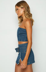 Elouise Denim Tube Top