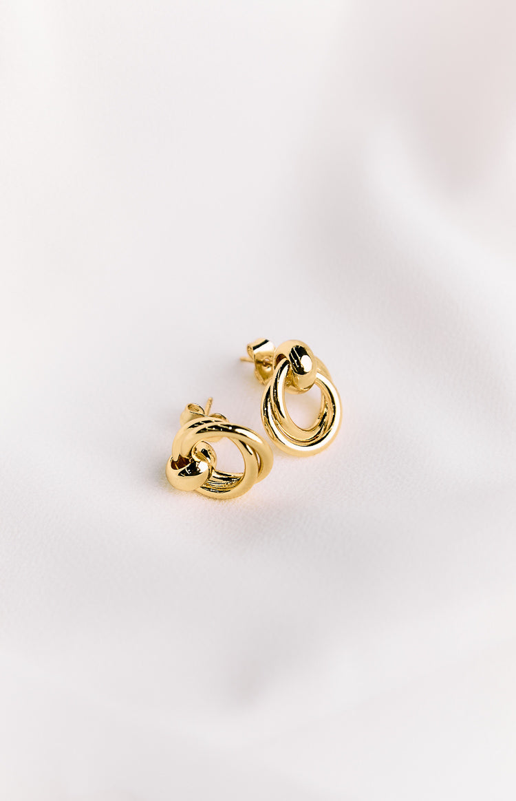 Hollie Gold Chunky Hoop Earrings