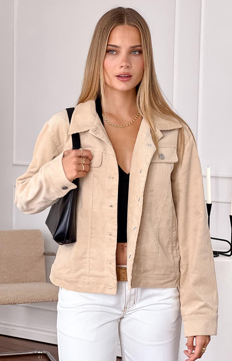 Hugo Cream Cord Western Jacket