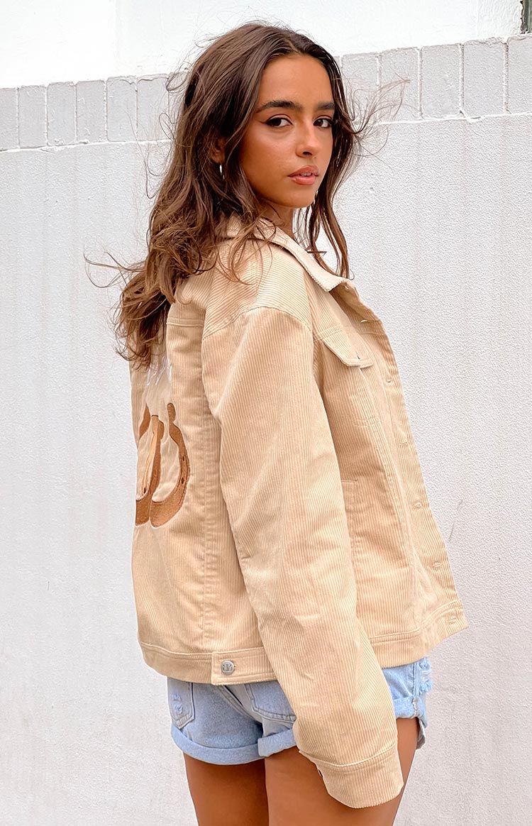 Hugo Cream Cord Western Jacket