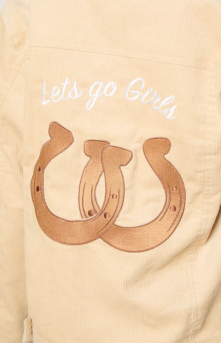 Hugo Cream Cord Western Jacket