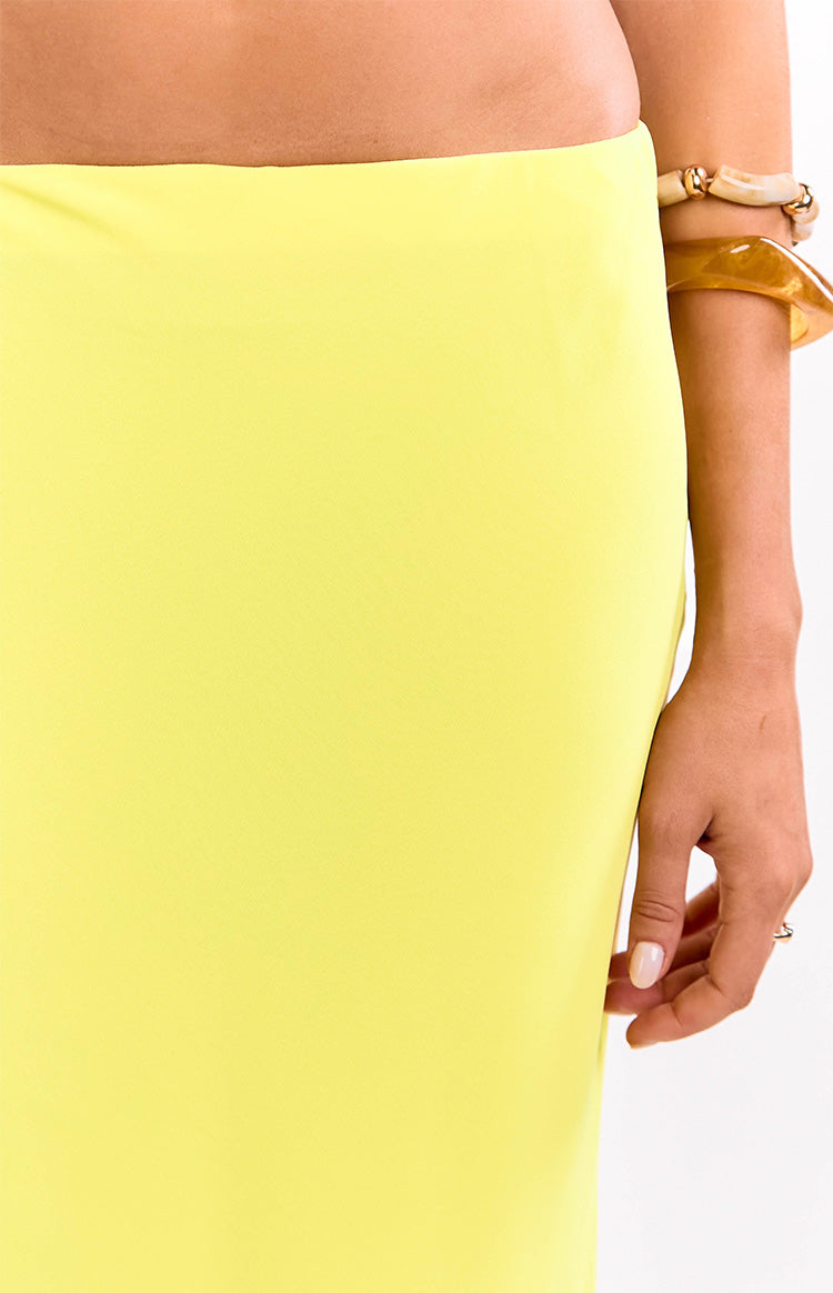 Jacqulin Yellow Maxi Skirt