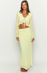 Kazan Yellow Frill Top
