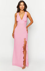Kris Pink Maxi Dress