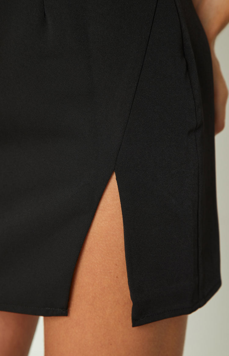 Lauren Black Strapless Mini Dress