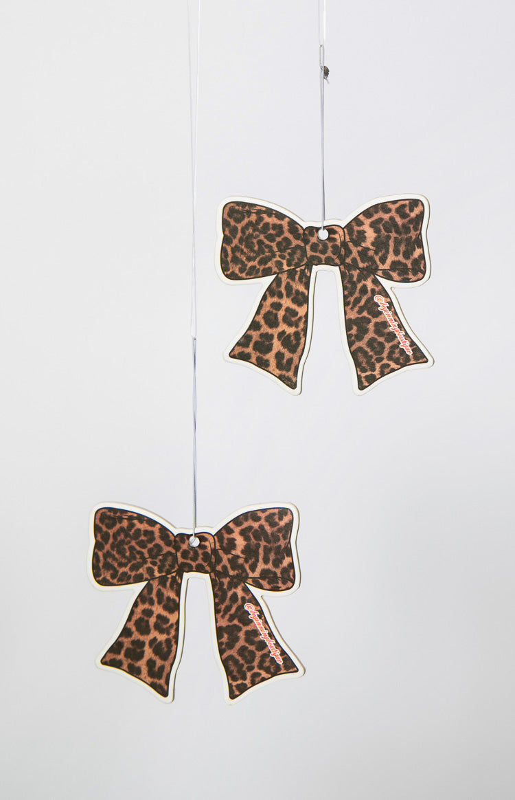 Leopard Print Bow Air Freshener