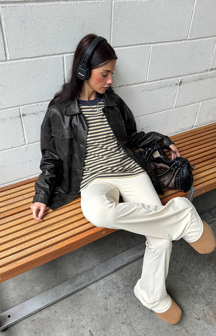 Lioness Bloom Beige Long Sleeve Top