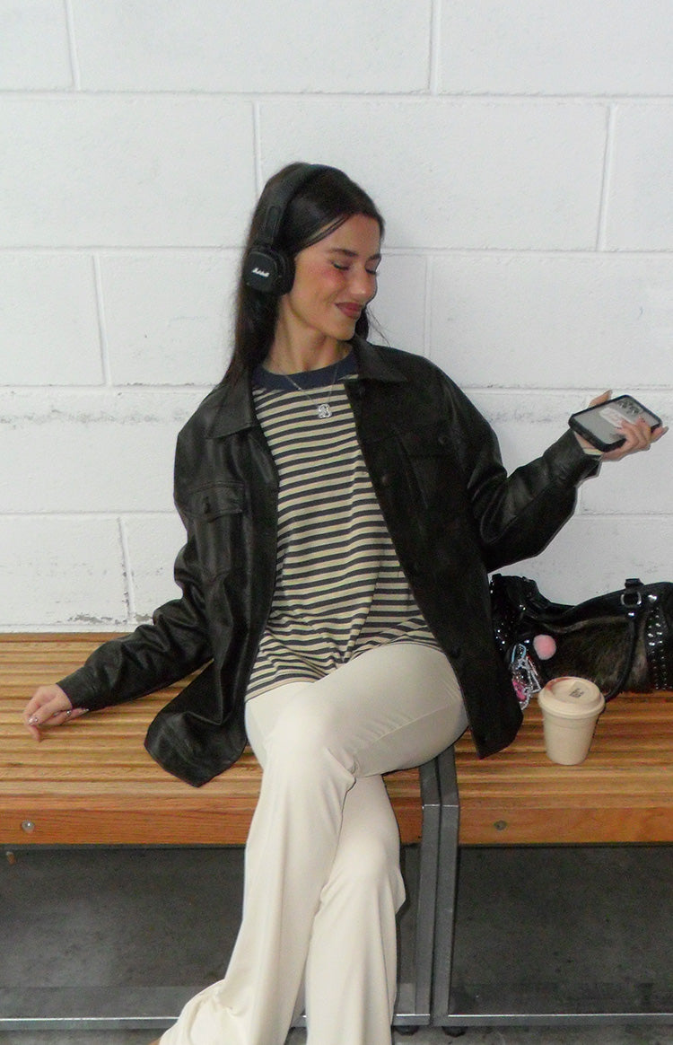 Lioness Bloom Beige Long Sleeve Top