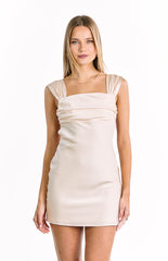 Macayle Cream Mini Dress