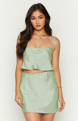 Milliana Sage Mini Skirt