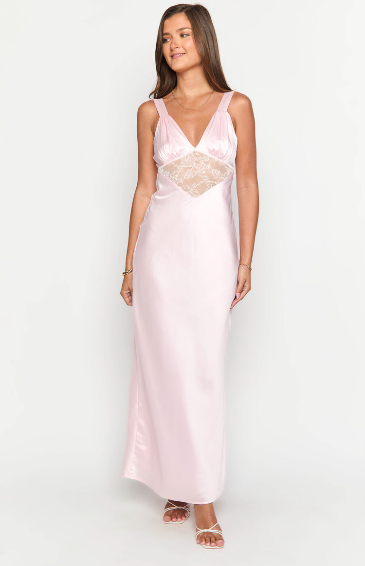 Nolan Light Pink Maxi Dress