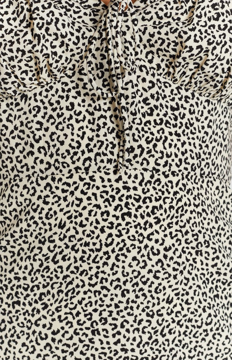 Love Me Tender Twist Dress Animal