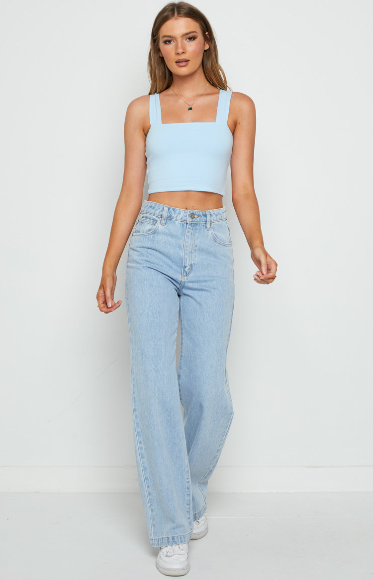 Nellie Crop Blue
