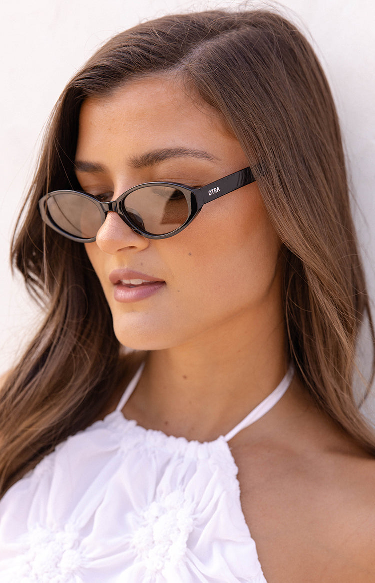 Otra Eyewear Ivy Black Olive Cat Eye Sunglasses