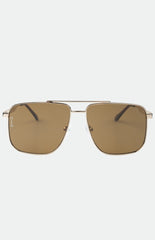 Otra Eyewear Sorrento Brown/Gold Aviator Sunglasses