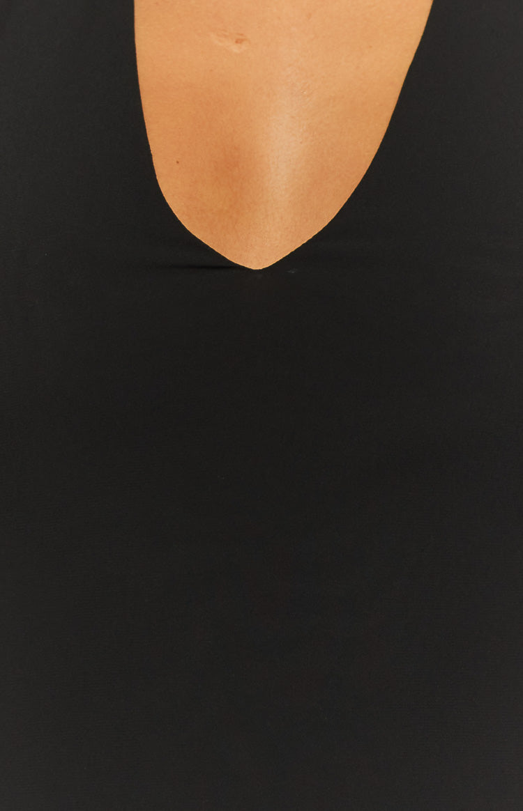 Portia Black Maxi Dress