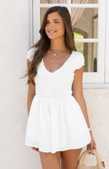 Raldo White Playsuit
