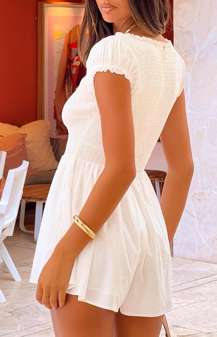 Raldo White Playsuit