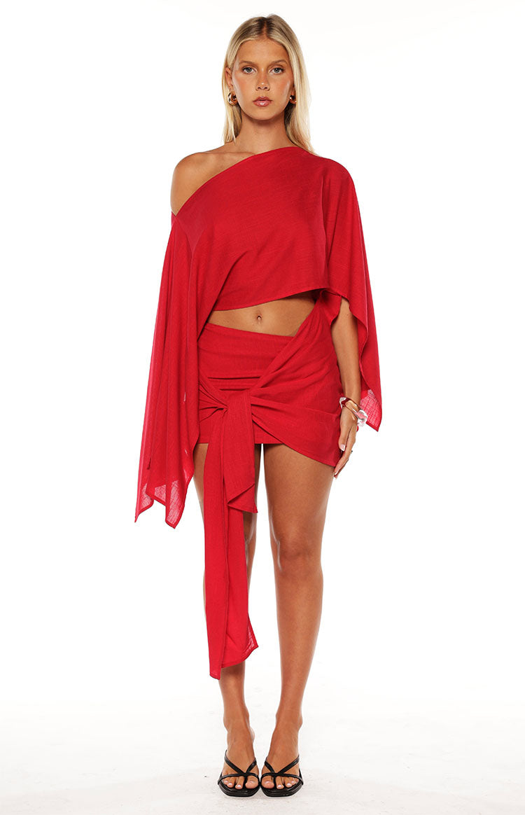 Ryoti Red Mini Dress