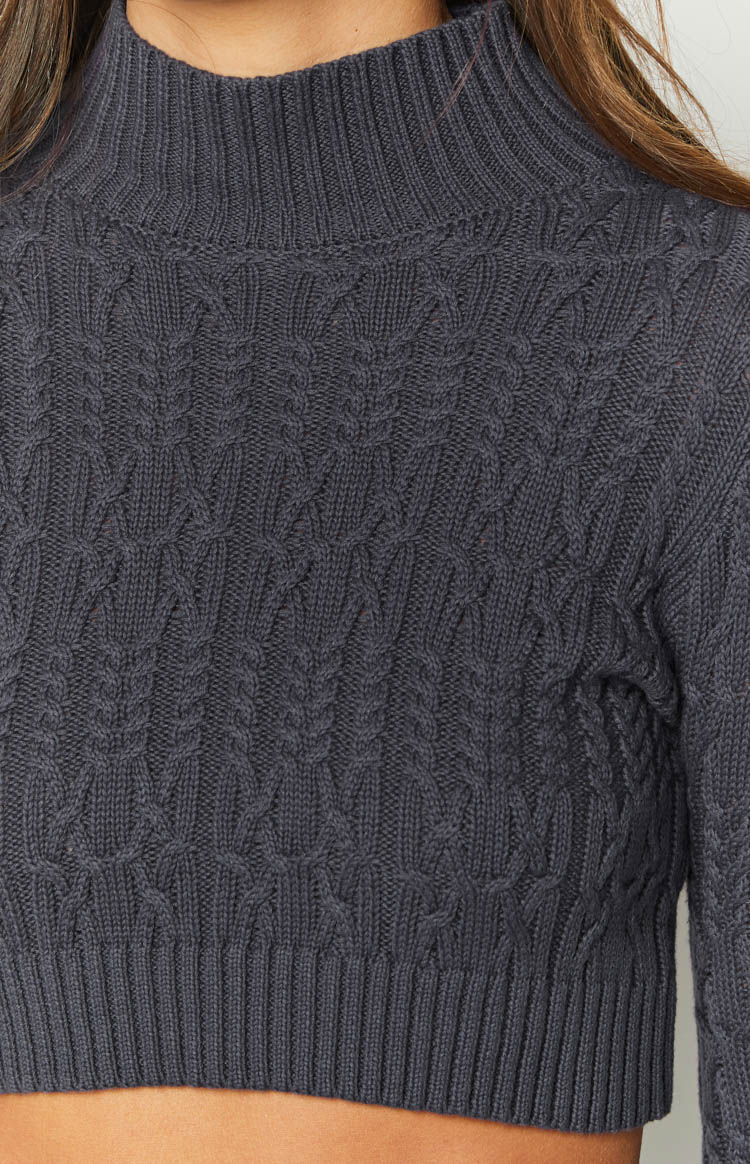 Saoirse Navy Knit Jumper