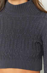 Saoirse Navy Knit Jumper