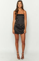 Sapphire Black Mini Dress