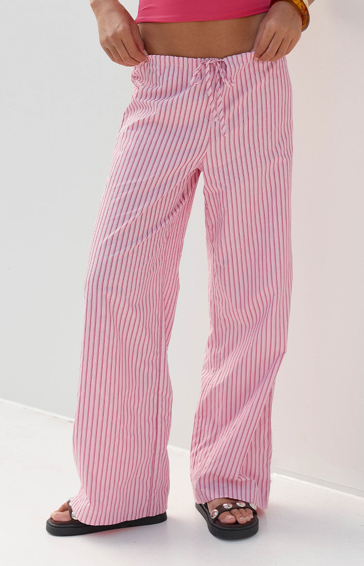 Vienna Pink Stripe Pants