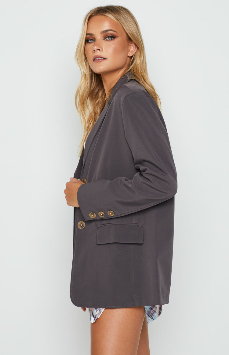 Wendy Blazer Charcoal