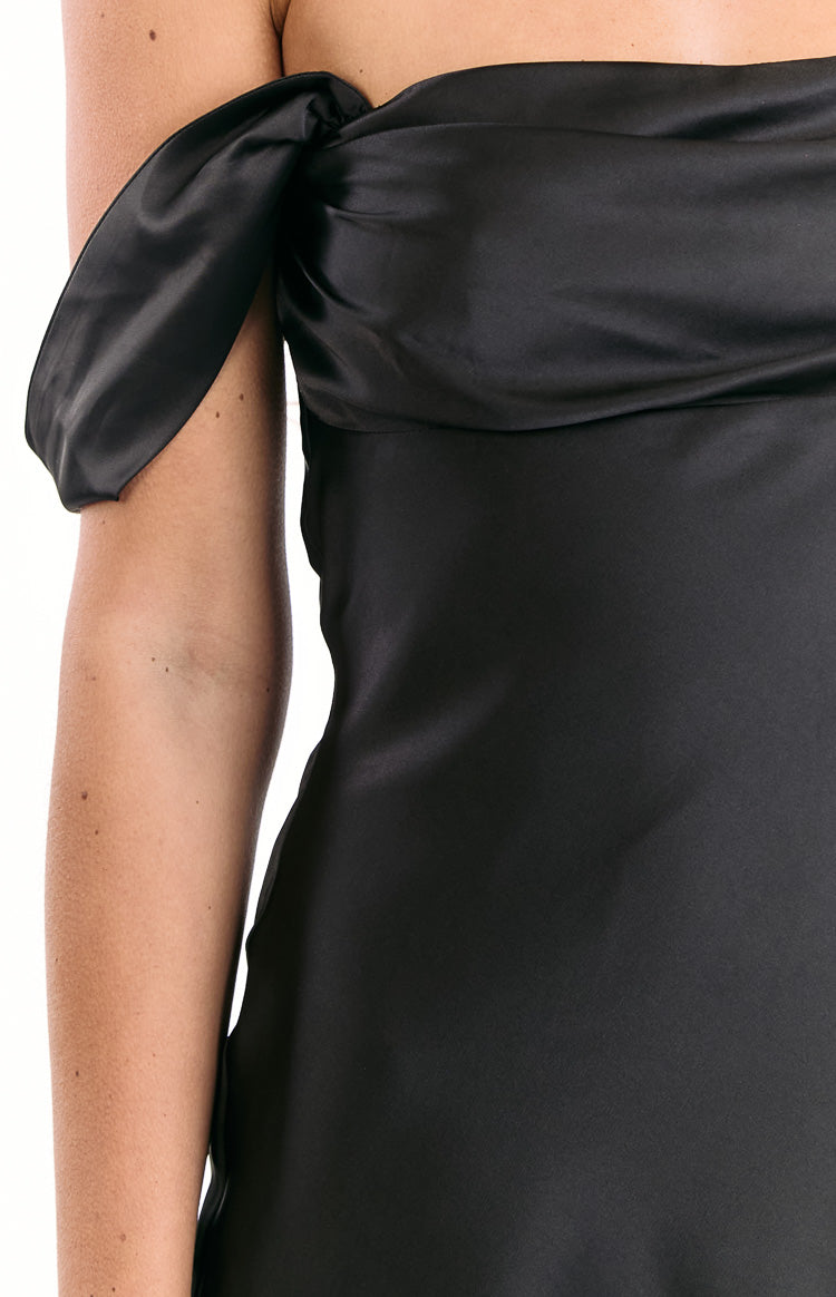 Zoella Black Off The Shoulder Mini Dress